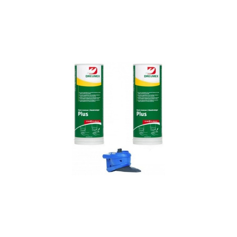 Dreumex Plus starterpakket One2clean 2x3L + handmatige dispenser Dreumex Plus starterpakket One2clean 2x3L + handmatige dispenser
