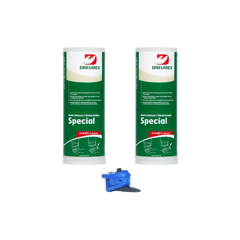 Dreumex Plus starterpakket One2clean 2x3L + handmatige dispenser Dreumex Plus starterpakket One2clean 2x3L + handmatige dispenser
